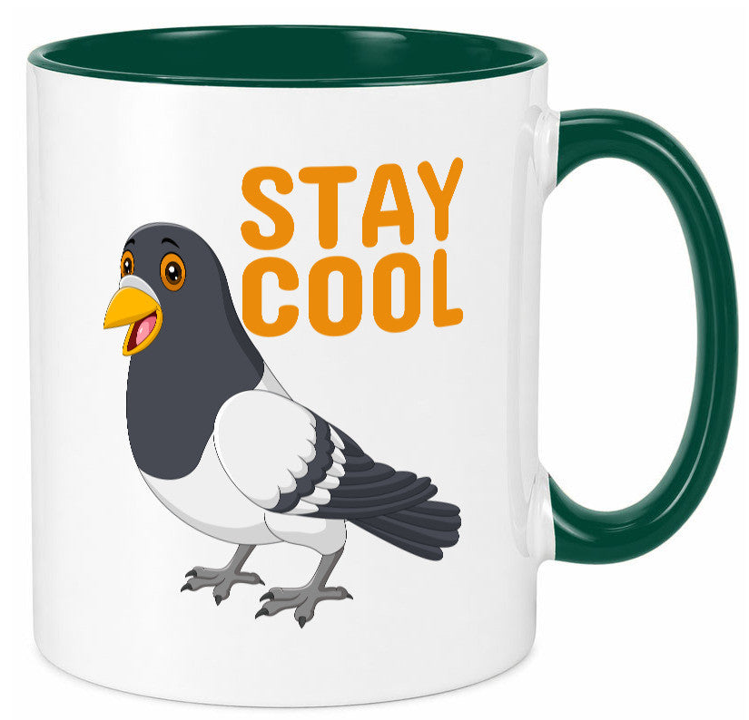 Stay Cool | coole Taube Motiv Tasse Jugendliche Humor Geschenkidee