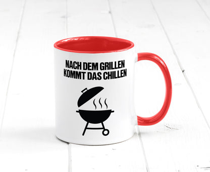 Nach dem Grillen kommt das Chillen | Grillmeister Party Geschenk Humor