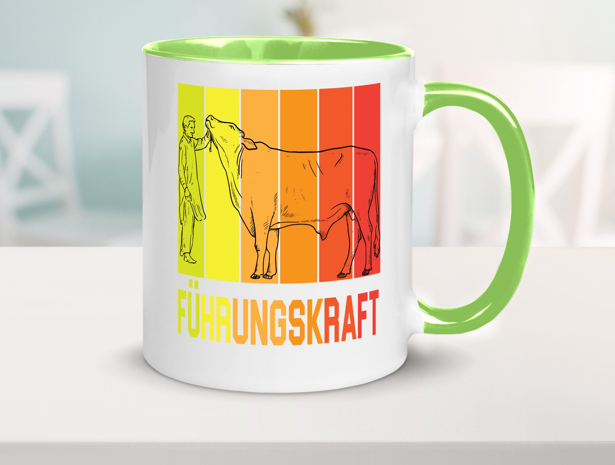 Führungskraft | Farmer Bauernhof lustig Humor Geschenkidee Geschenk Tasse