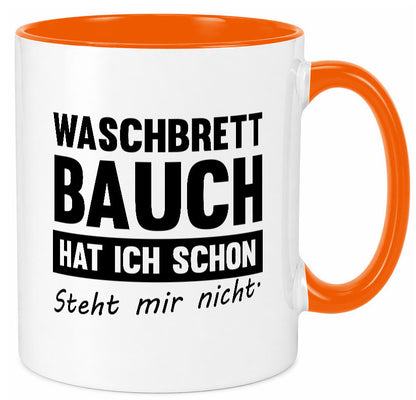 Waschbrettbauch steht mir nicht | Sixpack Gym lustiger Spruch Geschenk Humor