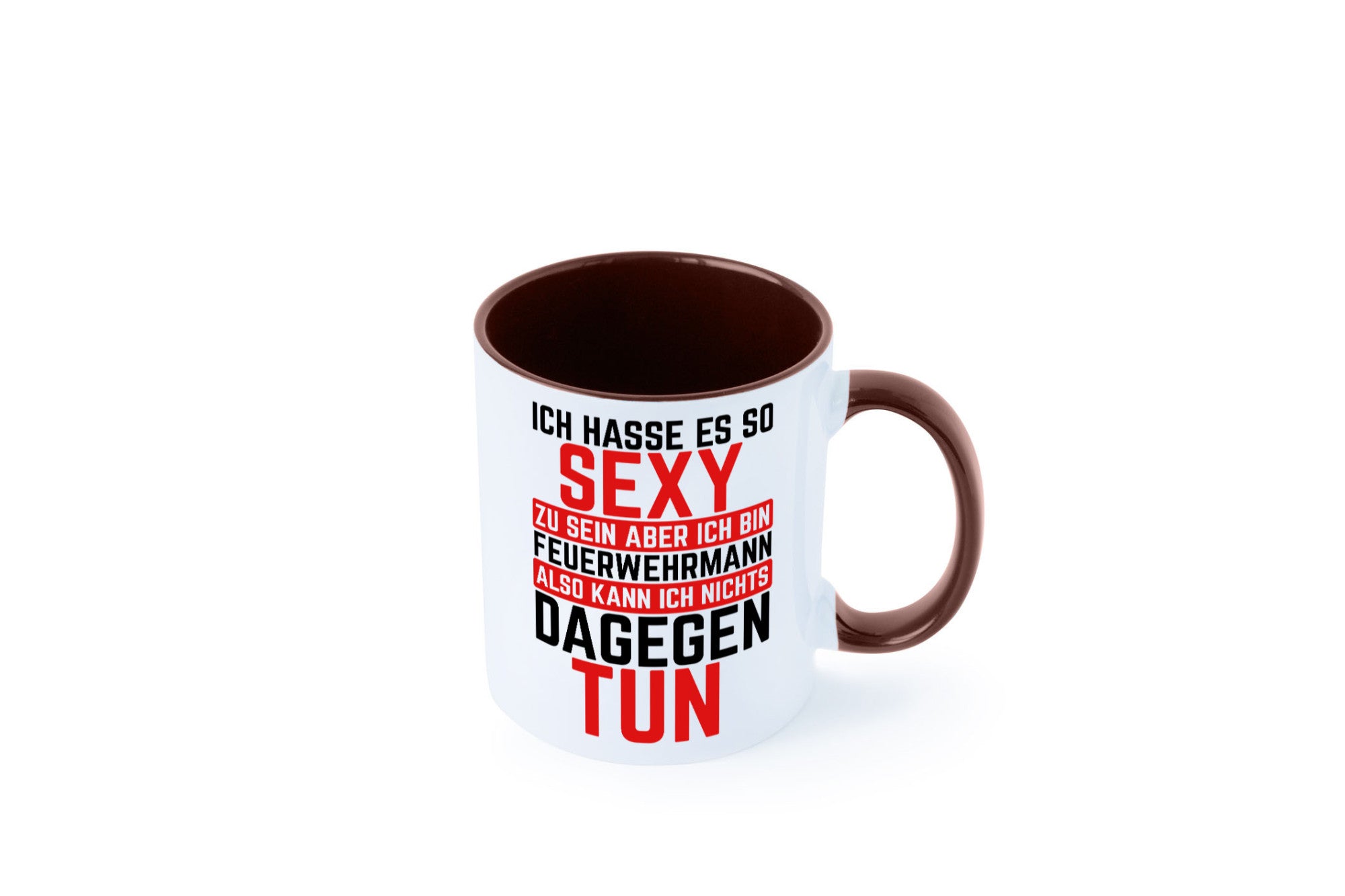 Sexy Feuerwehrmann | Helden Flammen Brandeinsatz lustig Humor Geschenkidee