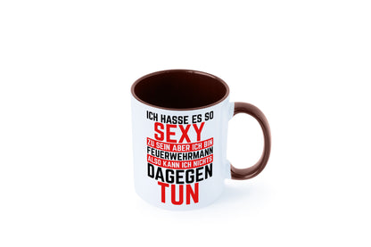 Sexy Feuerwehrmann | Helden Flammen Brandeinsatz lustig Humor Geschenkidee