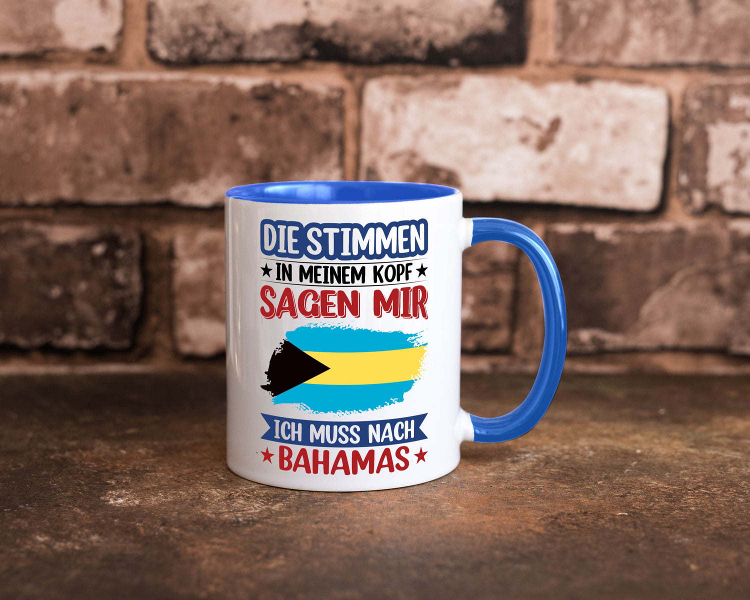 Bahamas | Urlaub Stimmen in meinem Kopf Traumland Geschenk Humor Geschenkidee