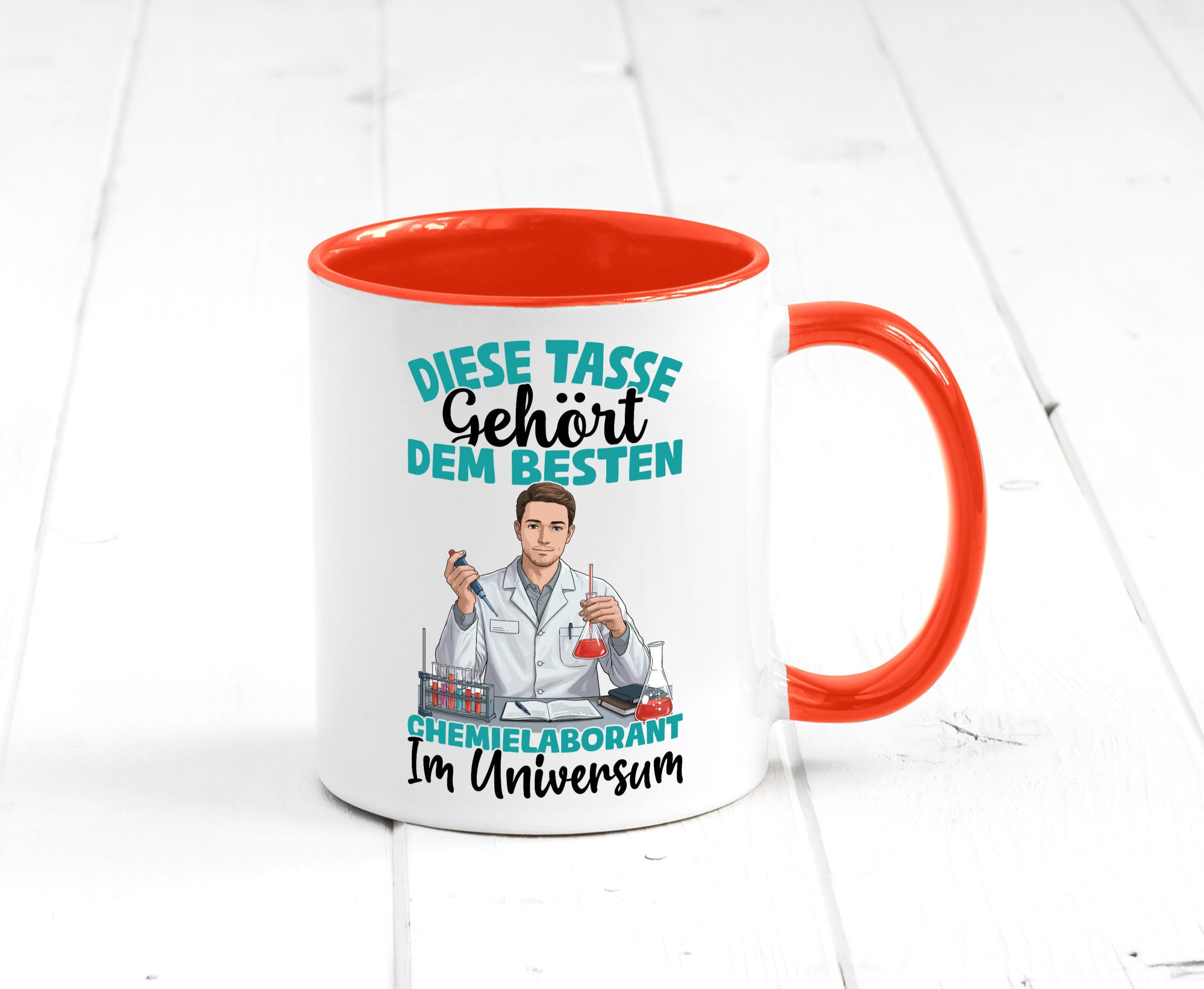 Im Universum: Chemielaborant | Laborant Chemie Humor Geschenkidee Tasse