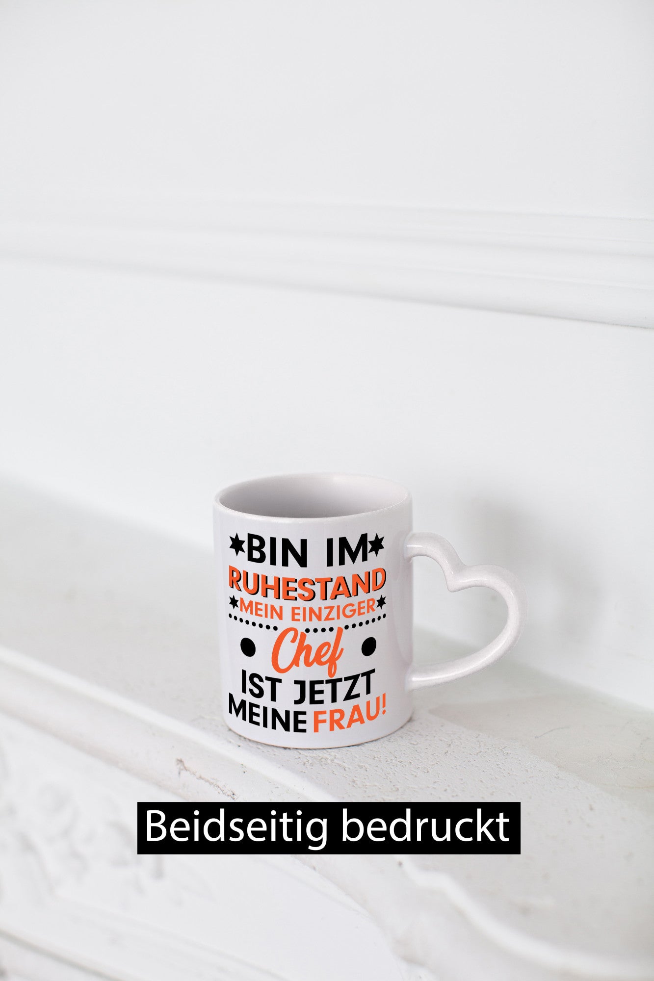Mein Chef ist meine Frau | Ruhestand Rentner lustig Jubiläum Geschenk Tasse