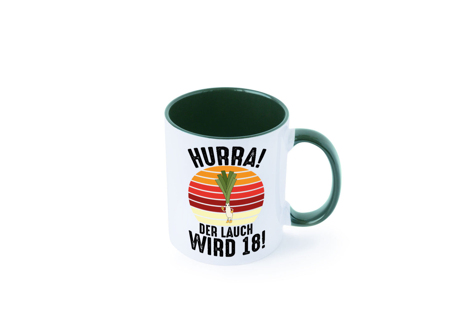 Hurra der lauch wird 18 | 18. Geburtstag Ehrentag lustiger Spruch Geschenk
