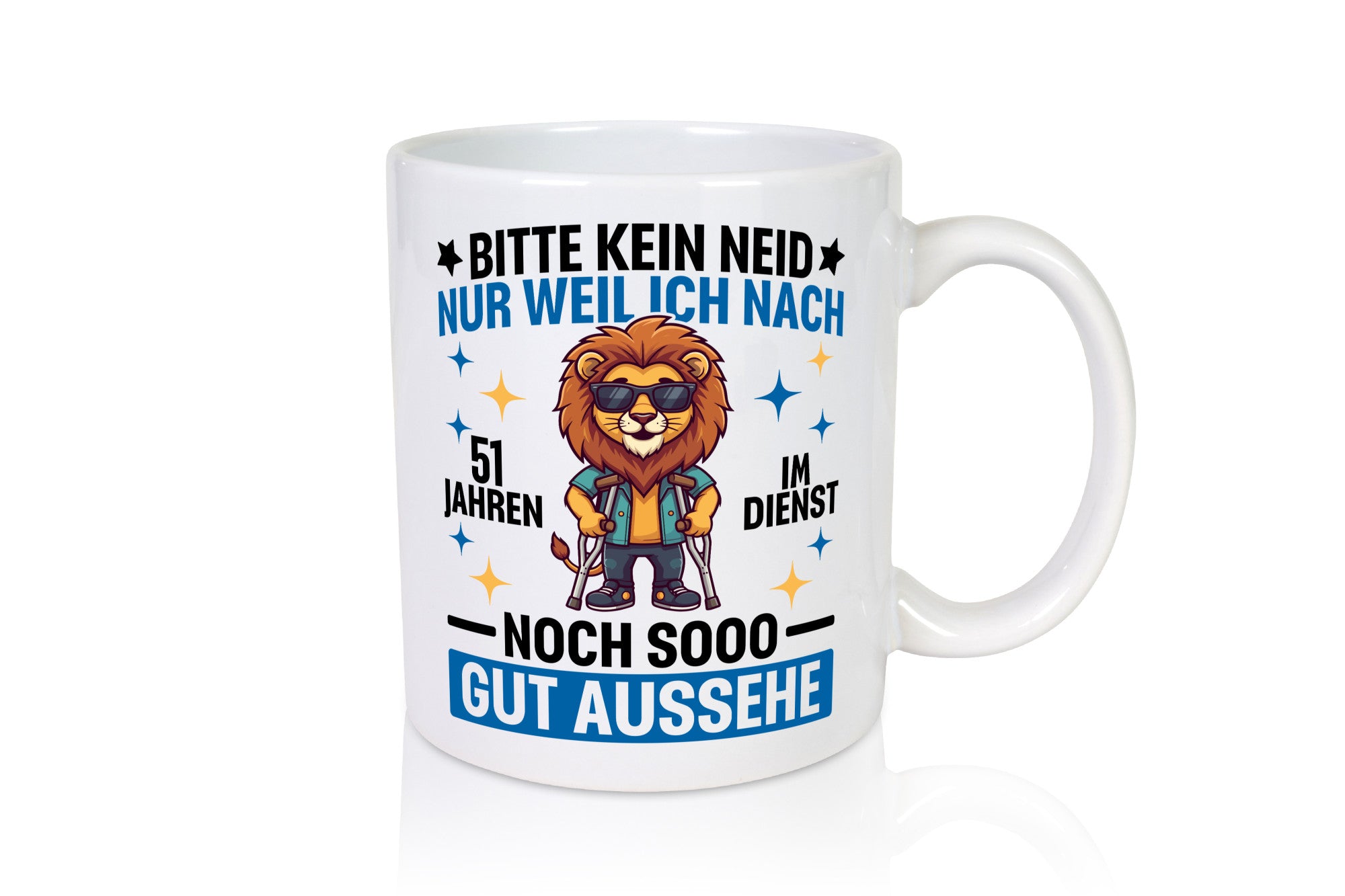 51 Jahre im Dienst | Arbeitsjubiläum Arbeit Humor Kollegen Büro Geschenkidee