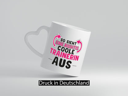 Coole Trainerin | Frauen Tasse Personal lustig Humor Geschenkidee Geschenk