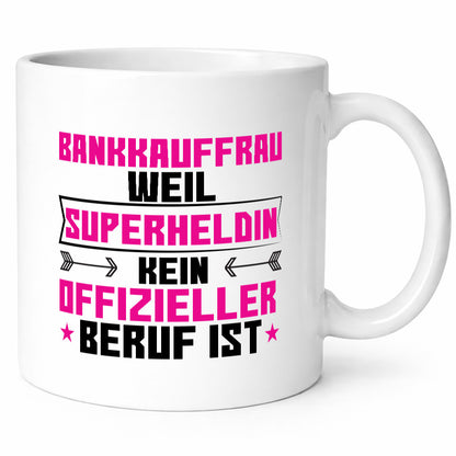 Superheldin Bankkauffrau | Kauffrau Bank Kaufleute lustiger Spruch Geschenk