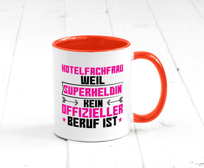 Superheldin Hotelfachfrau | Hotel lustiger Spruch Geschenk Humor Geschenkidee