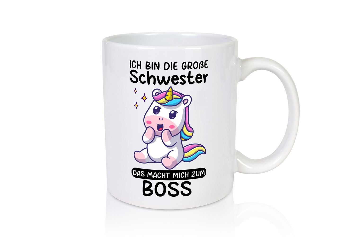 Große schwester macht mich zum Boss | Einhorn Geschwister lustiger Spruch