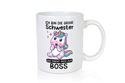 Große schwester macht mich zum Boss | Einhorn Geschwister lustiger Spruch