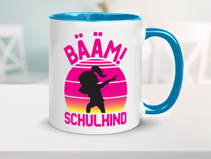 Bääm Schulkind | Einschuldung Schulanfang Geschenkidee Humor Tasse