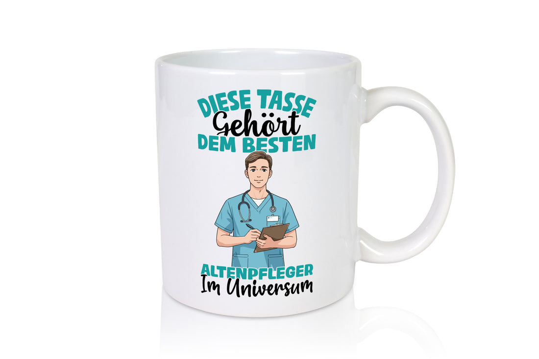 Im Universum: Altenpfleger | Pflegepersonal Geschenk Humor Geschenkidee