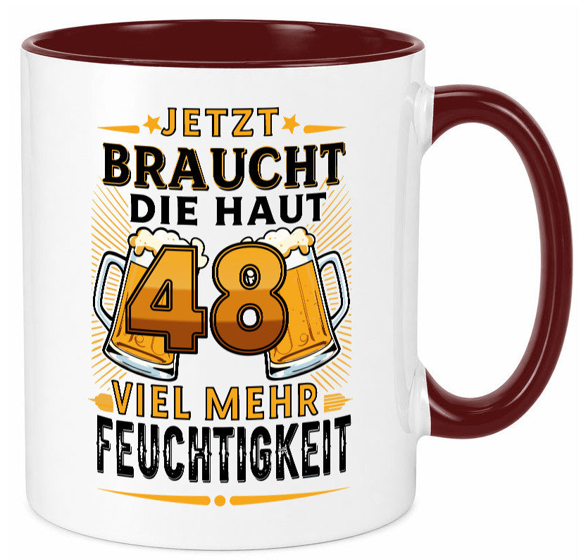 48 braucht die haut mehr Feuchtigkeit | 48. Geburtstag Geschenk Geschenkidee