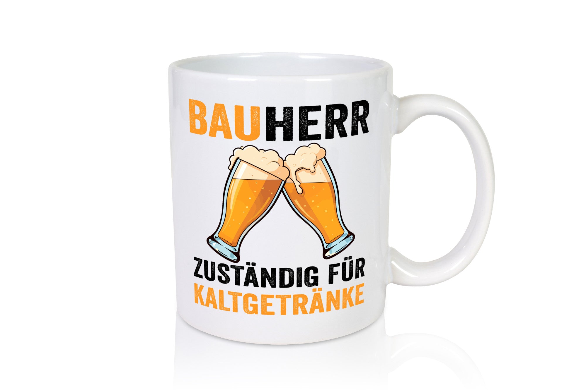 Bauherr Zuständig für Kaltgetränke | Bier Baustelle v2 Geschenkidee Humor Tasse