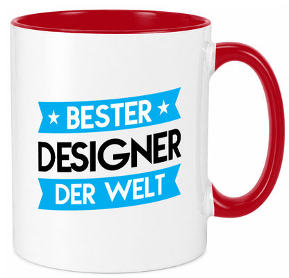 Bester Designer Beruf | Mode Geschenk Arbeit Kollegen Büro lustiger Spruch Tasse
