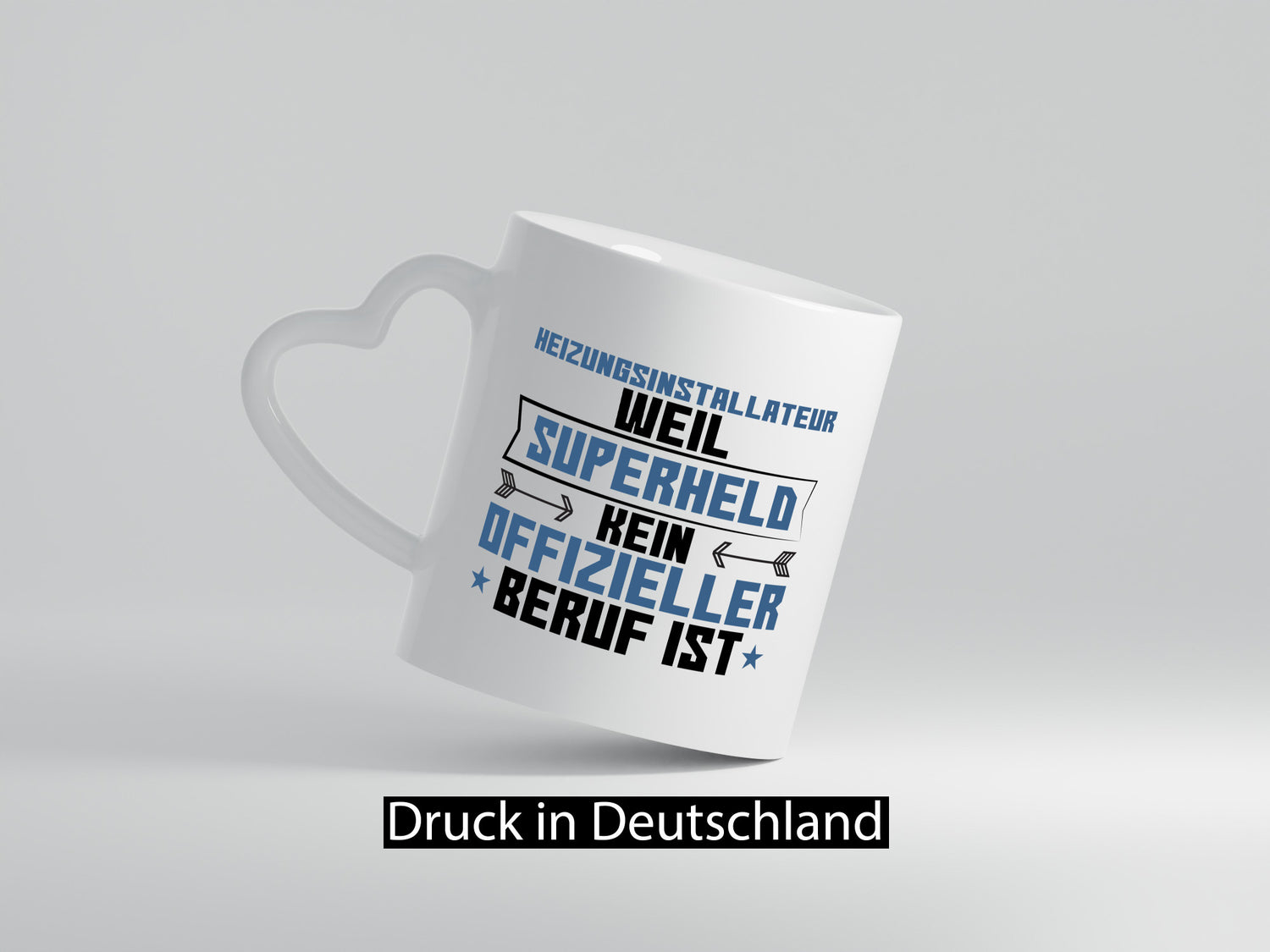 Superheld Heizungsinstallateur | Hotel lustig Humor Geschenkidee Geschenk Tasse