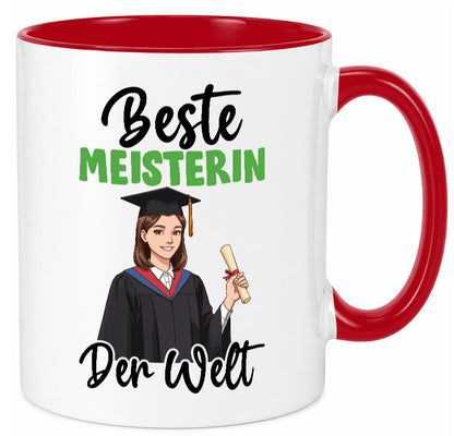 Beste Meisterin | Meisterbrief v2 Geschenk Humor Geschenkidee lustiger Spruch