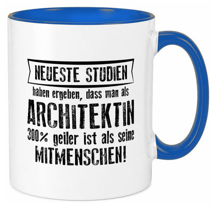Neuste Studien: Architektin | Architektur Büro Geschenk Arbeit Kollegen Tasse