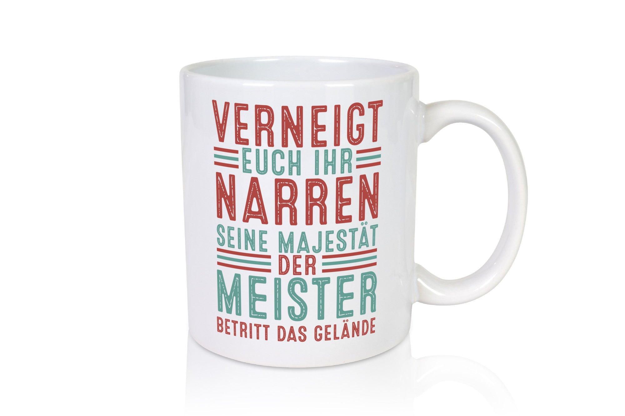 Verneigt euch: Meister | Meisterbrief Geschenk Humor Geschenkidee lustiger