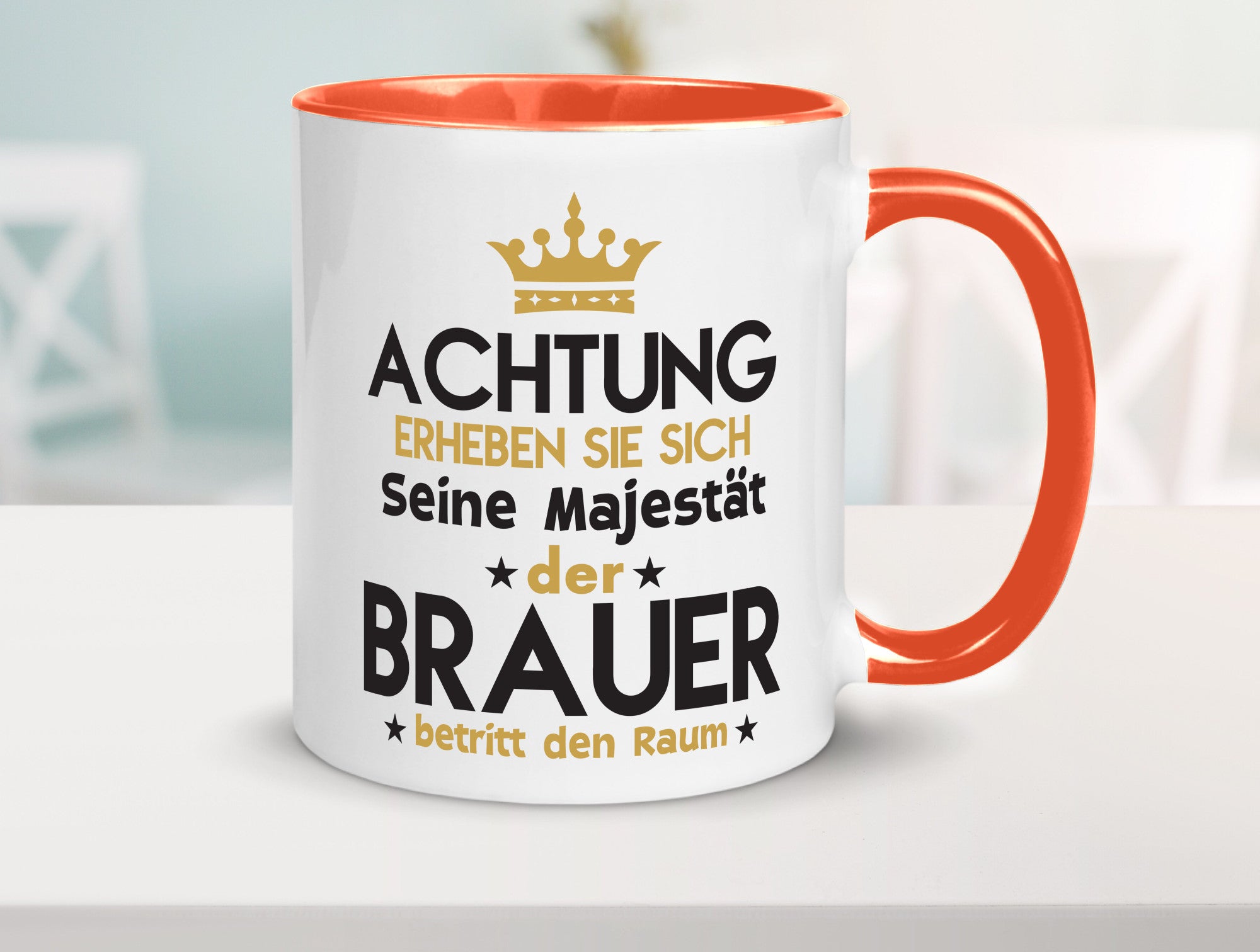 Seine Majestät Brauer | Bier Brauerei Humor Geschenkidee Tasse