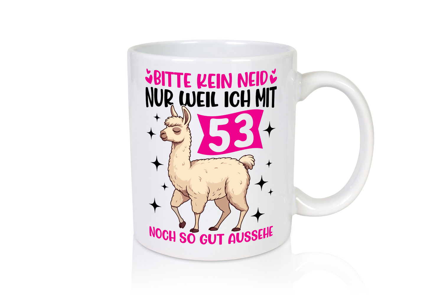 53. Geburtstag | 53 Jahre Lama gut aussehen Geschenkidee Humor Tasse