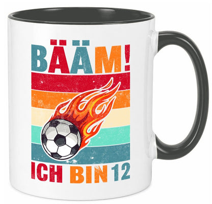 12. Geburtstag | Bääm ich bin 12 Fußball Humor Geschenkidee Tasse