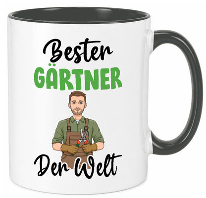 Bester Gärtner | Gartenbau v2 Geschenk Humor Geschenkidee lustiger Spruch Tasse