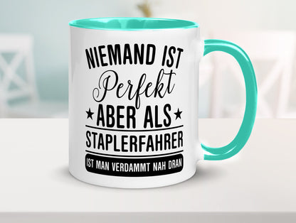 Verdammt nah dran: Staplerfahrer | Gabelstapler Fahrer lustig Humor