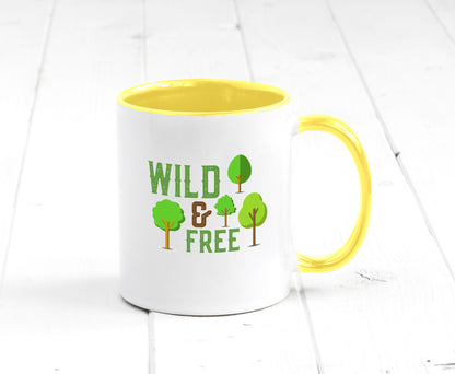 Wild and free | Freiheit Camper Hobbycamper Geschenkidee Humor Tasse