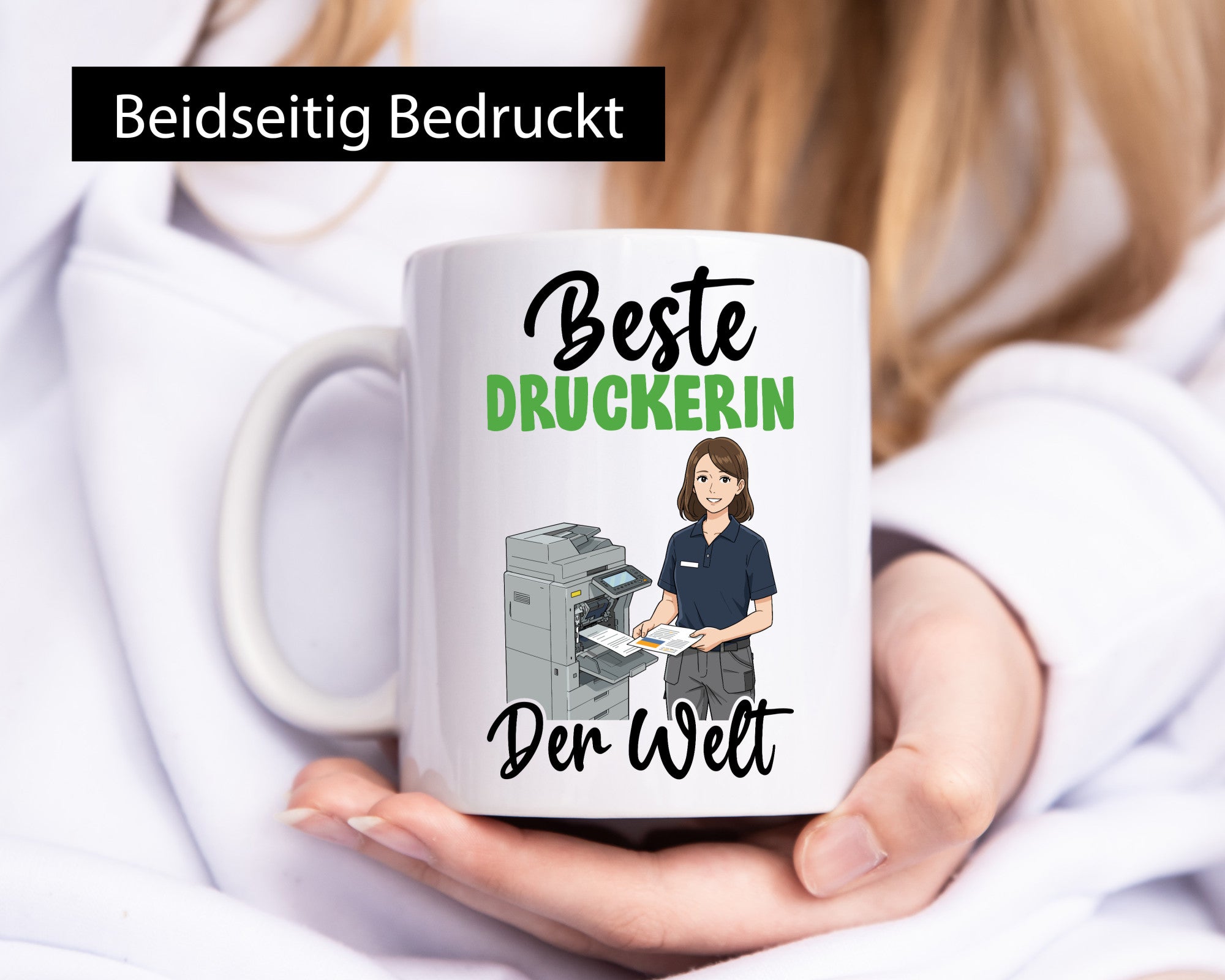 Beste Druckerin | Druckerei Print Medien v2 lustig Humor Geschenkidee Geschenk