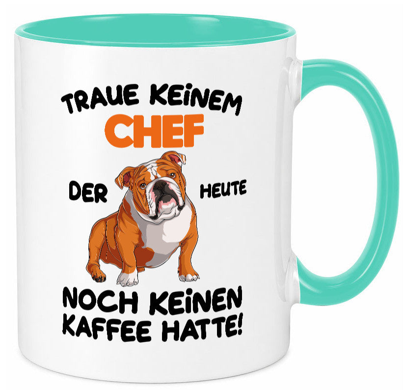 Traue keinem Chef lustiger Spruch Geschenk Arbeit Kollegen Büro Tasse