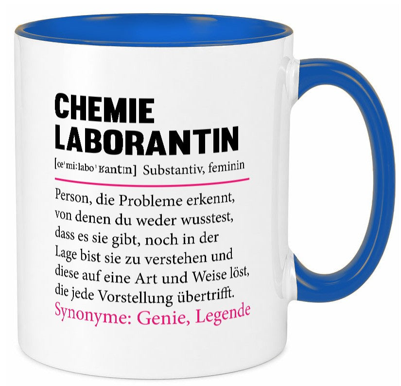 Chemielaborantin | lustig Laborantin Chemie Humor Geschenkidee Geschenk Tasse