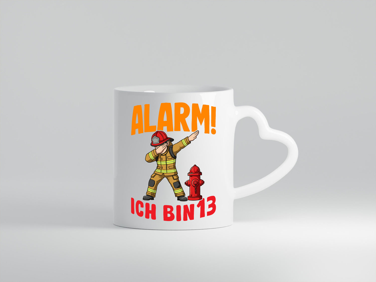 13. Geburtstag | 13 Jahre Feuerwehr Junge Humor Geschenkidee Tasse