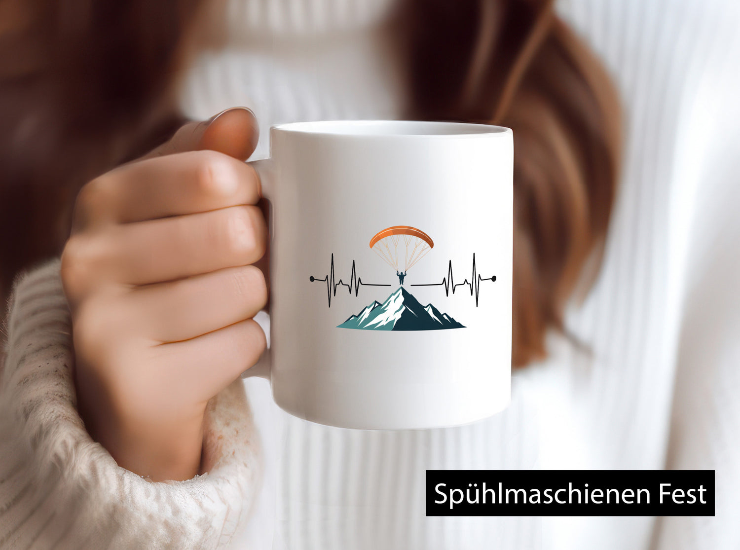 Gleitschirm | Motiv Paragleiter Gleitschirmfliegen vl10 Geschenk Humor