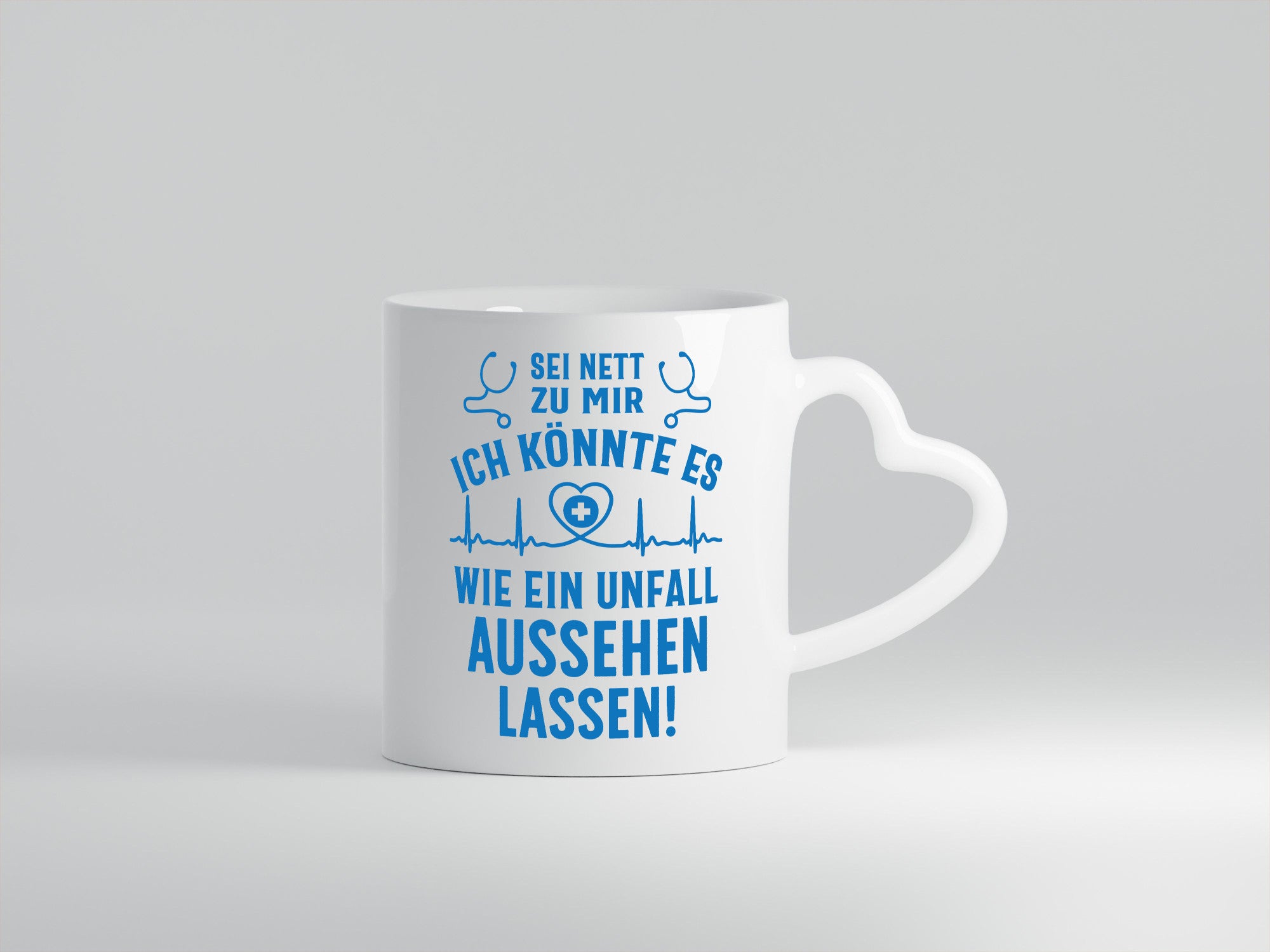 Sei nett, könnte wie ein Unfall aussehen | Stethoskop v3 lustig Humor