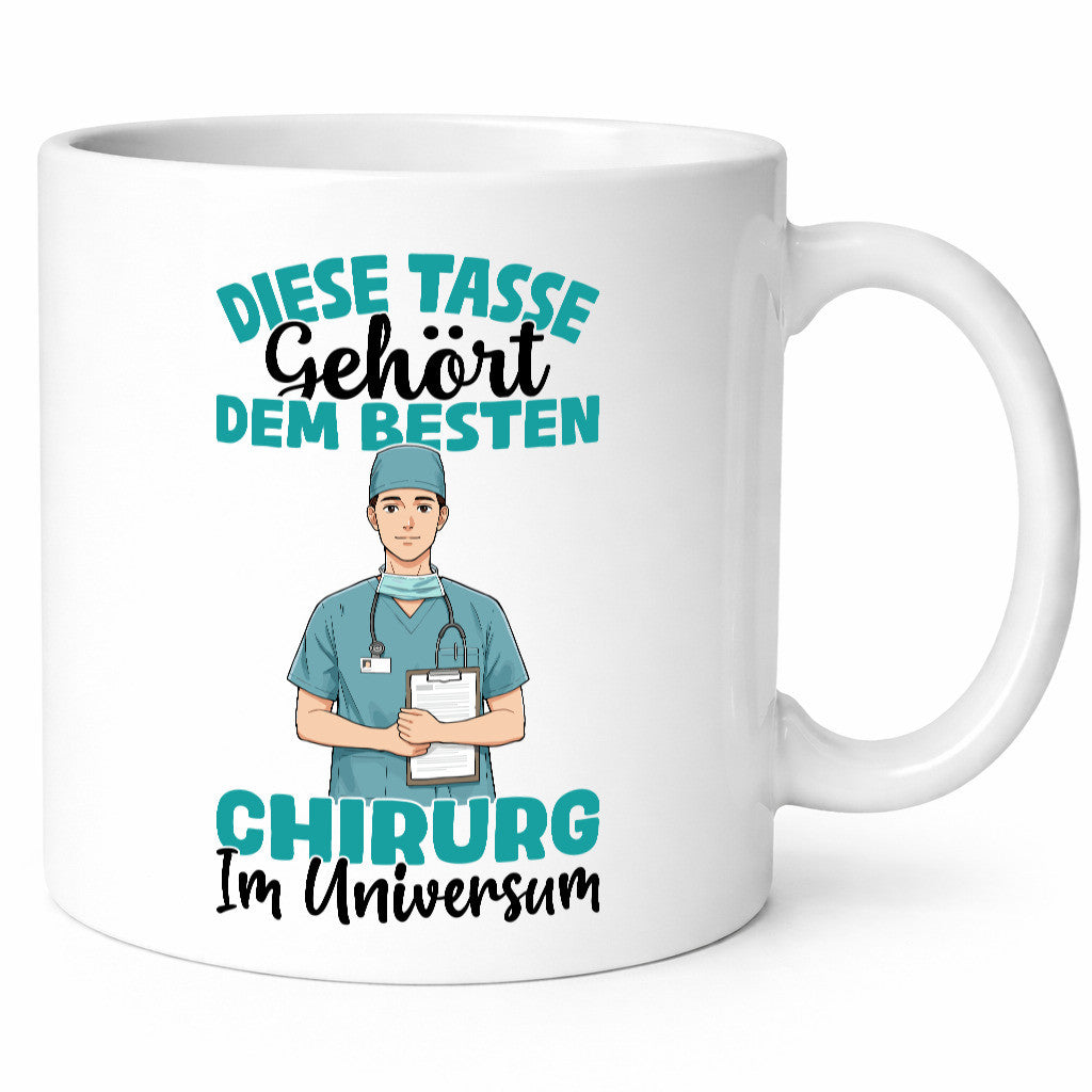 Im Universum: Chirurg | Medizin Chirurgie Humor Geschenkidee Tasse