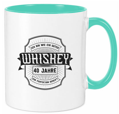 Guter Whisher | 40 Jahre Emblem lustiger Spruch Geschenk Humor Geschenkidee Tasse