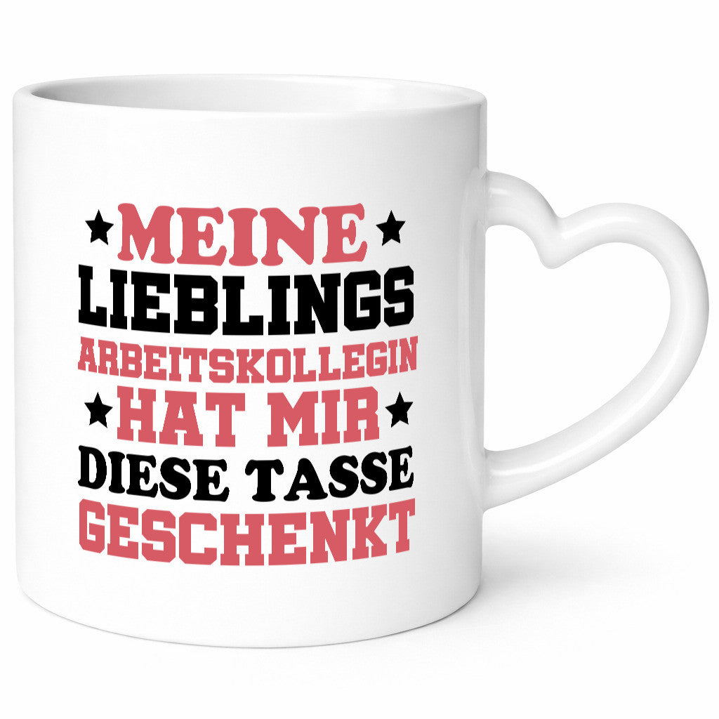 Lieblingsarbeitskollege lustig Arbeit Kollegen Büro Geschenk Tasse