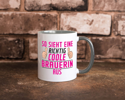 Richtig Coole Brauerin | Bier Brauerei Geschenk Humor Geschenkidee lustiger
