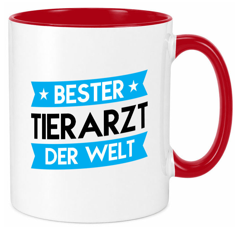 Bester Tierarzt | Tiermedizin Mediziner Geschenk Tierliebhaber Humor lustiger Tasse