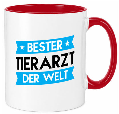 Bester Tierarzt | Tiermedizin Mediziner Geschenk Tierliebhaber Humor lustiger Tasse
