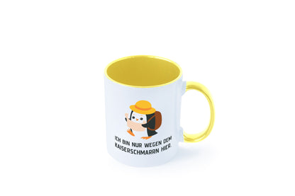 Ich bin nur wegen dem Kaiserschmarrn hier | Pinguin Geschenkidee Humor Tasse
