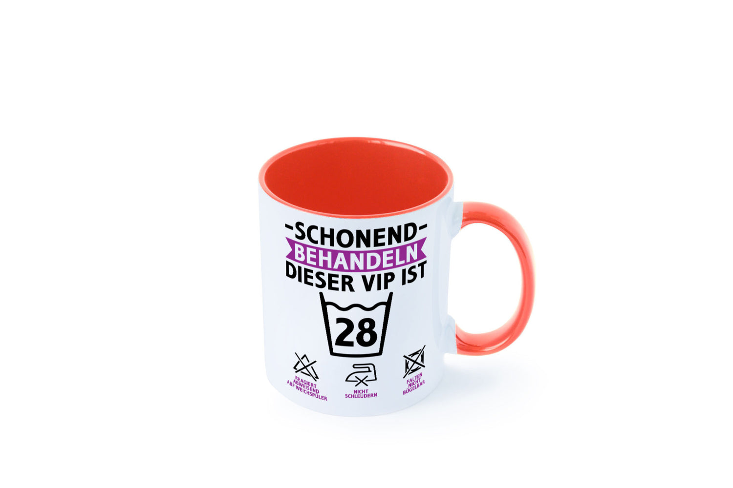 28 Geburtstag | schonend behandeln Jahre Humor Geschenkidee Tasse