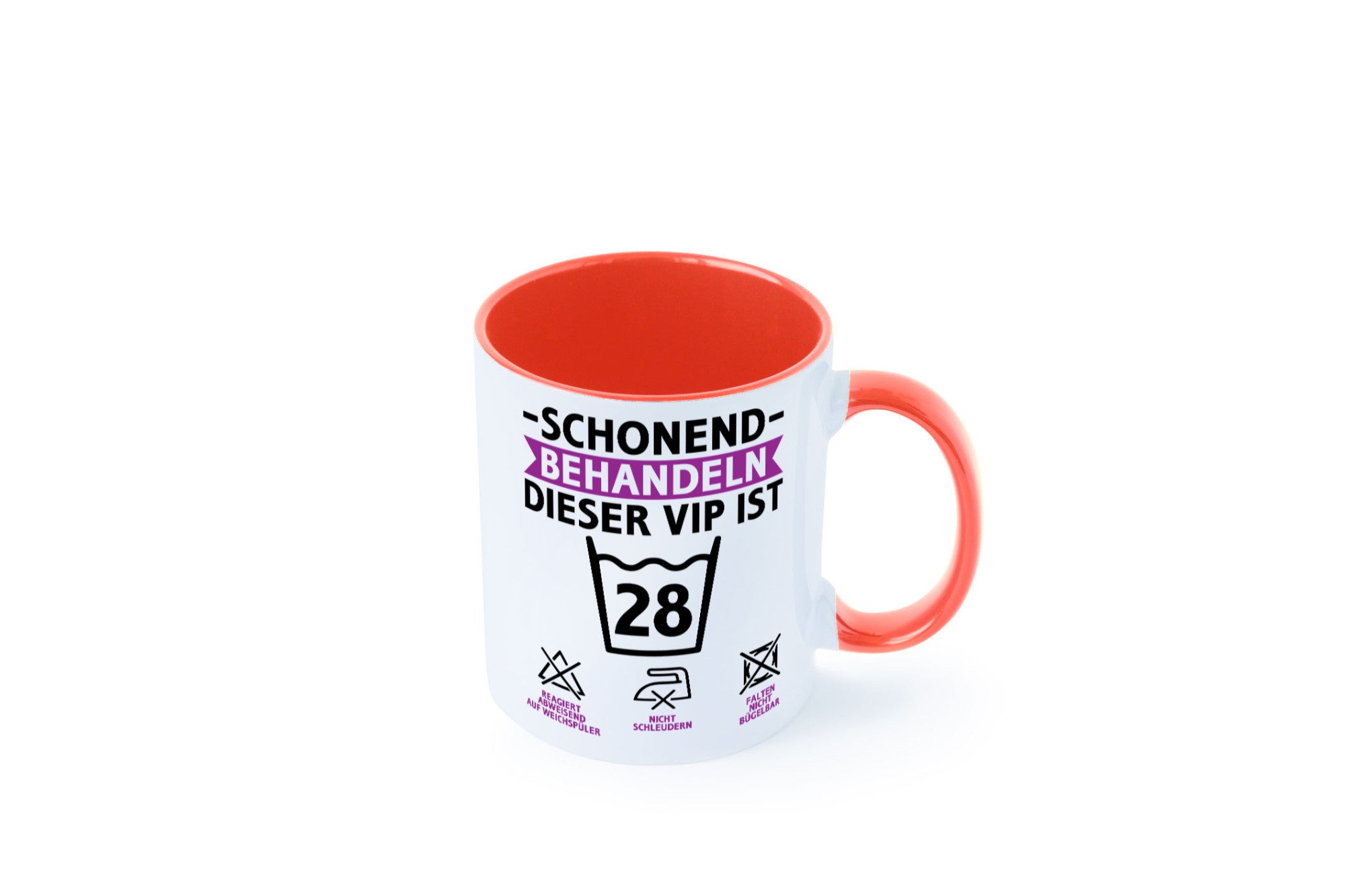 28 Geburtstag | schonend behandeln Jahre Humor Geschenkidee Tasse