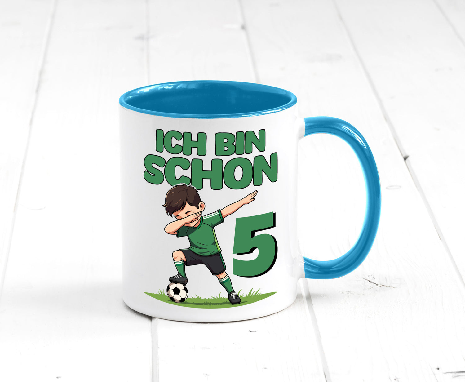 5. Geburtstag | 5 Jahre Fußballer lustiger Spruch Geschenk Geschenkidee Tasse