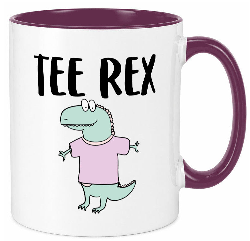 Tee Rex | Becher Dinosaurierer Teetrinker Geschenk Humor Geschenkidee lustiger Tasse