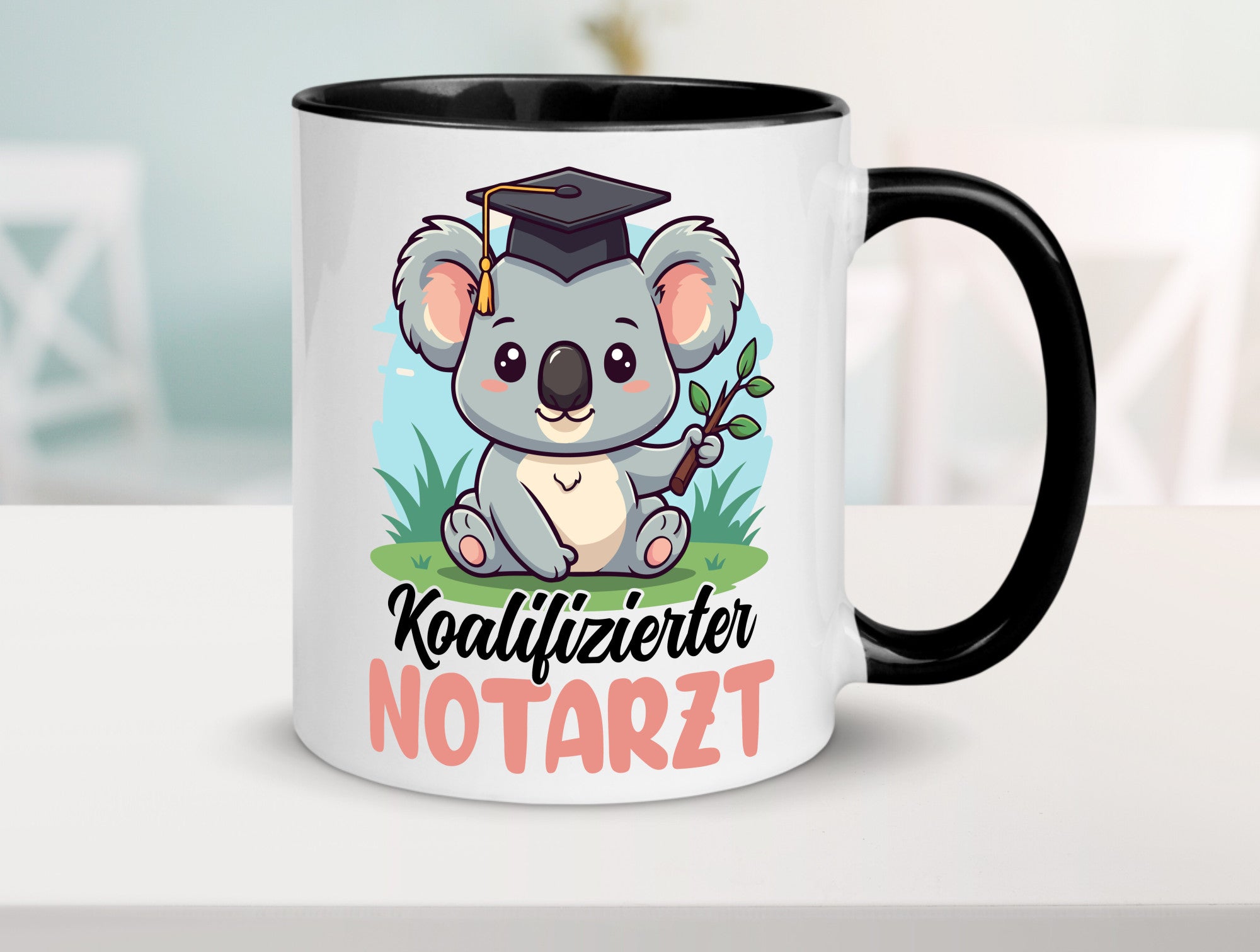 Koalifizierter Notarzt | Arzt Geschenk Humor Geschenkidee lustiger Spruch Tasse