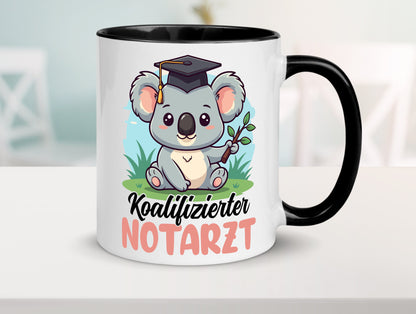 Koalifizierter Notarzt | Arzt Geschenk Humor Geschenkidee lustiger Spruch Tasse